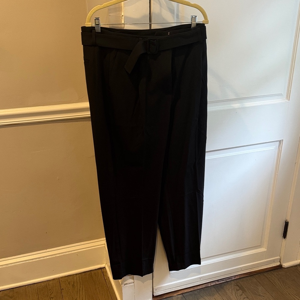 Women's Black Professional Slacks / Pants with cute belt NWT